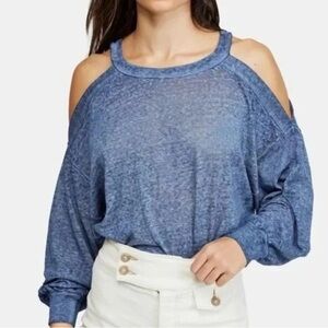 We the Free/ Free People Cold Shoulder Top